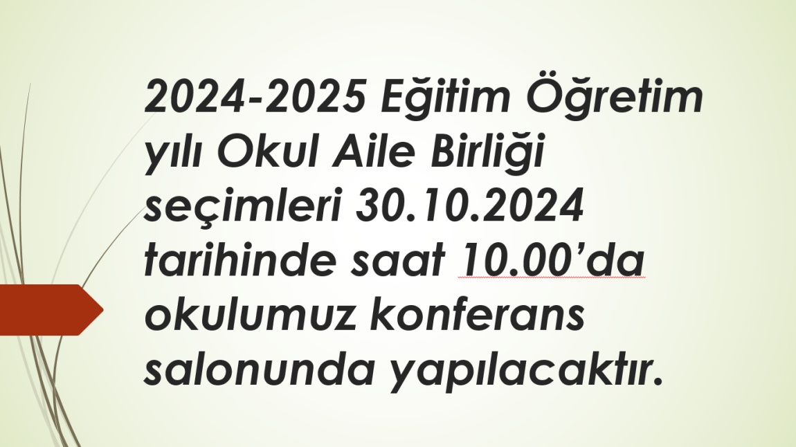 OKUL AİLE BİRLİĞİ SEÇİMLERİ